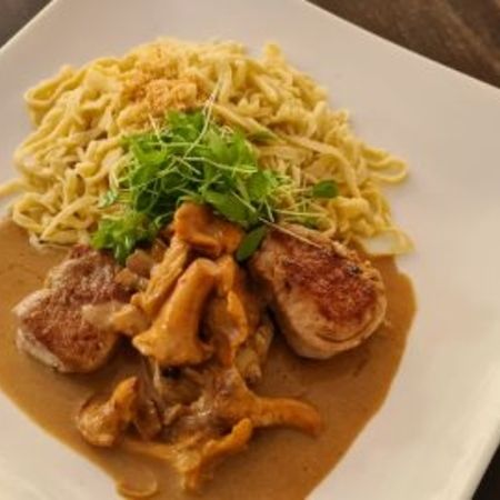 Spätzle mit Fleisch