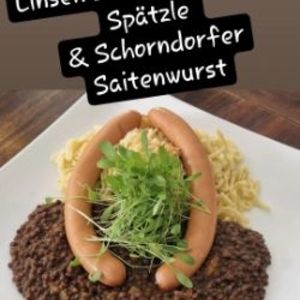 Impressionen | Heckengäuer Beluga Linsen selbstgemachten Spätzle und Schorndorfer Saitenwurst